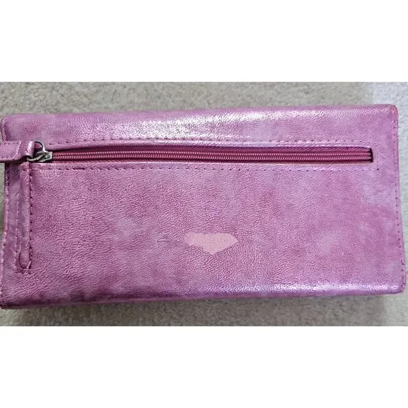 #101 Kenneth Cole Reaction envelope wallet, pink - Picture 2 of 9